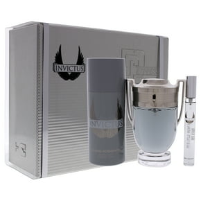 Aerosol EDT de 3.4oz, Aerosol EDT de 0.34oz, Aerosol desodorante de 5.1oz Paco Rabanne Paco Rabanne Invictus Caballero 3Pc Set