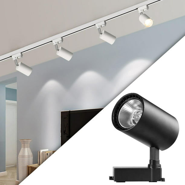 Foco de techo moderno LED giratorio, 30 W, foco de techo para galería  comercial, lámparas de pared para el hogar (color : 3000 K)