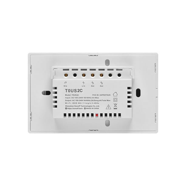 Interruptor inteligente TOUCH SONOFF T0EU2C