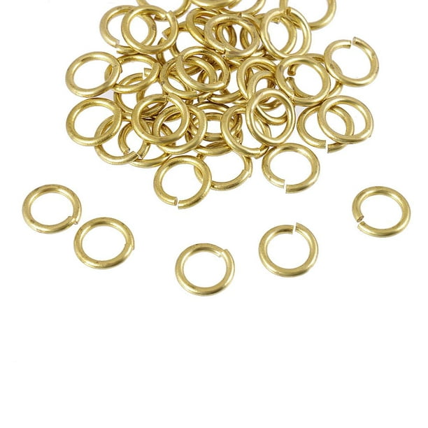 Accesorio para llavero con anillas divididas, antiguo de 50 piezas (elegir  tamaño) Yinane Llaveros