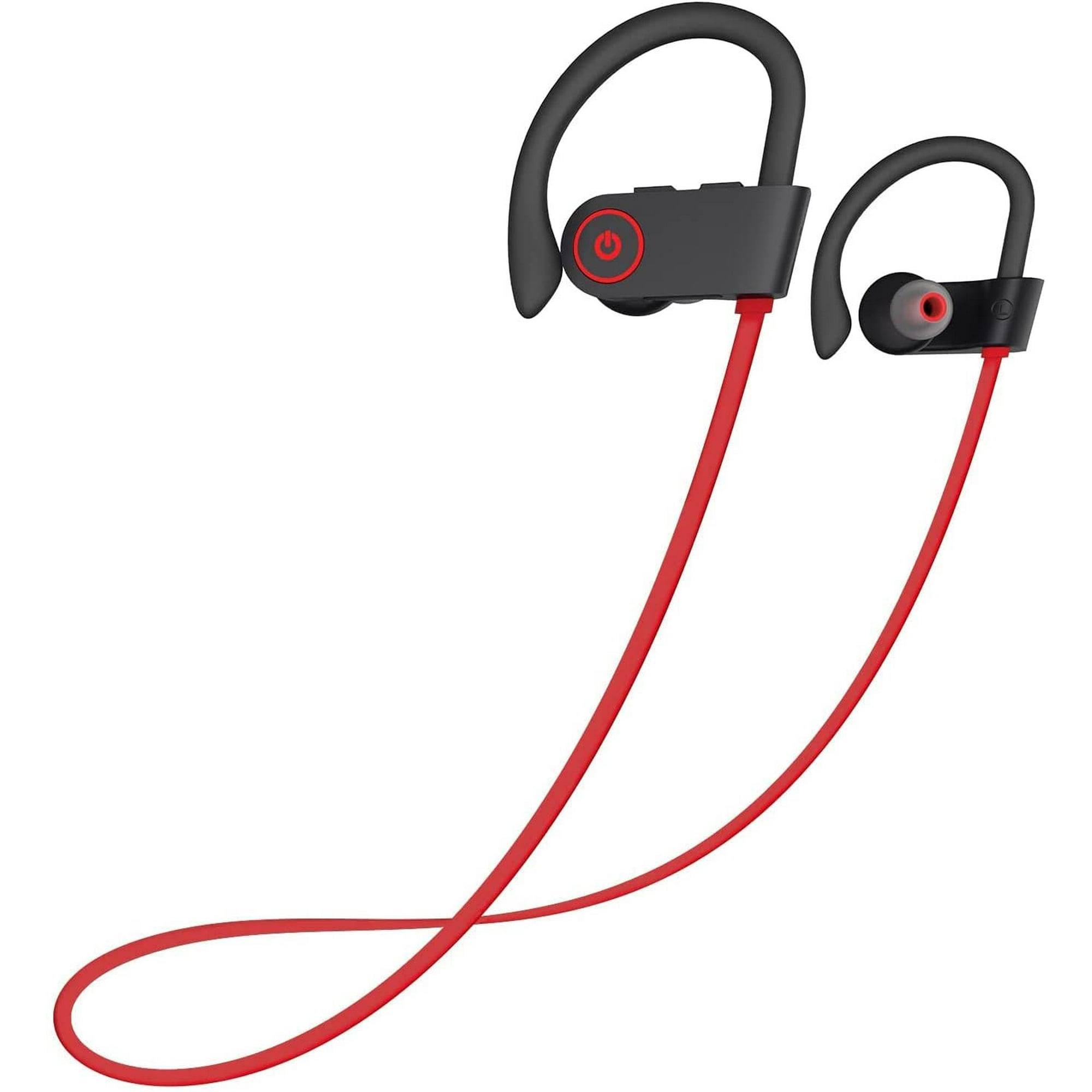 Auriculares inalámbricos Bluetooth con cancelación de ruido para oídos  pequeños, micrófono, impermeable IPX7, deportes y ejercicio