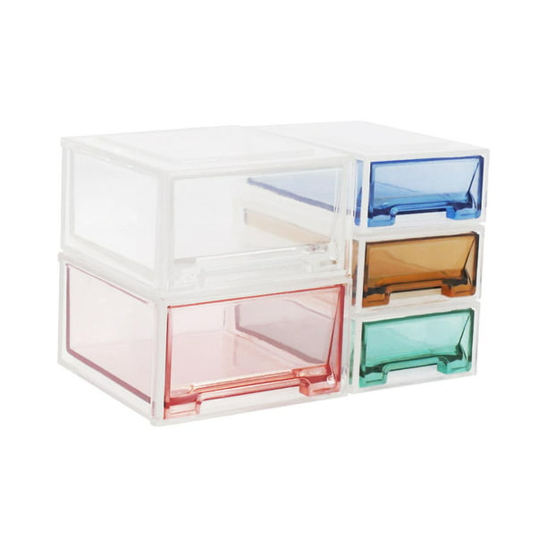 Caja de almacenamiento para 1/6, 5 microadorno de paisaje con cajón transparente para sala de juegos, muñecas, Yotijar cajas organizadoras de casa de muñecas | Walmart en línea