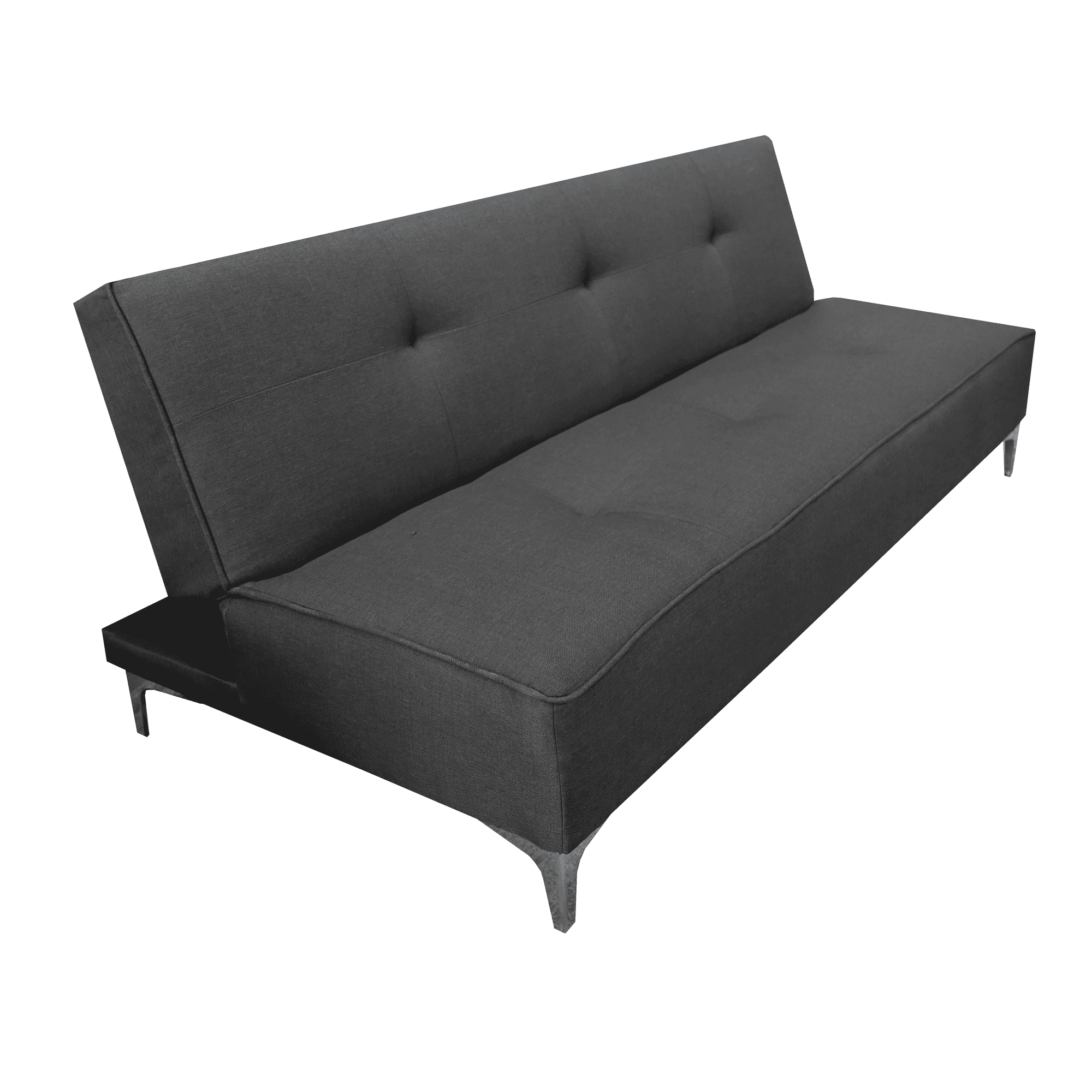 Sofa Cama Reclinable El Bazar Store Milo Gris Oxford , Futon 3 ...