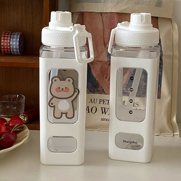 Botella de agua para niñas, lindas botellas de agua para niños con