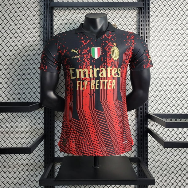 Versión Para Jugadores] Camiseta De Fútbol Especial Milan 2024 Gao Jiahui unisex Walmart en línea