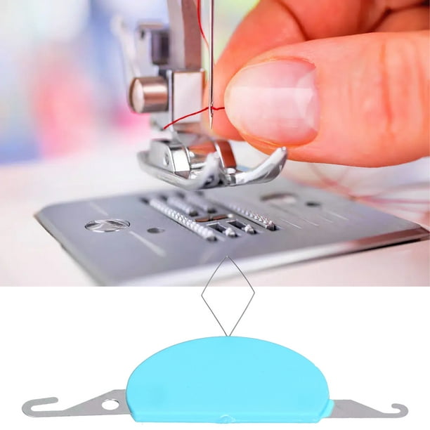 Enhebrador de agujas de 5 piezas 3 en 1 enhebrador de agujas de coser suave  y flexible alambre de plástico enhebrador de agujas para coser a mano  bordado máquina de coser ANGGREK