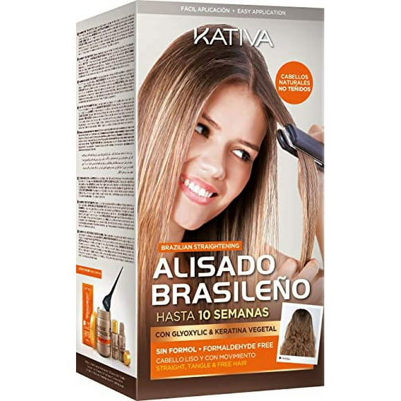 kit alisador brasileño de keratina y aceite de argán kativa