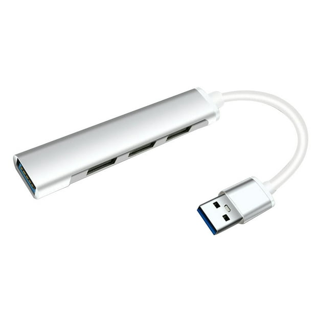 Divisor USB para Computadora Portátil, Conversor de 1 a 4 de Aleación,  Accesorio USB 3.0 por Inevent EL000278-03B