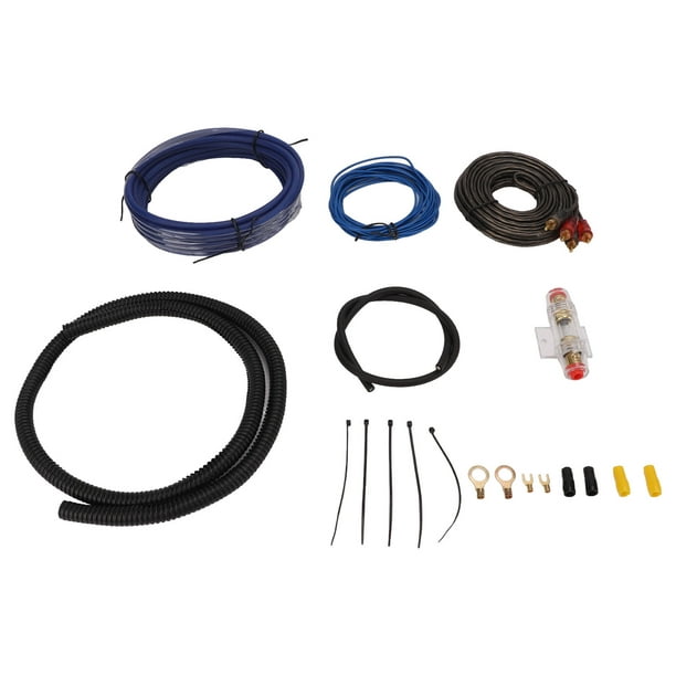 Cable para altavoces de subwoofer para coche kit de cables para altavoces de  control de coche transmisión de sonido flexible y fiable para coche ANGGREK  Otros