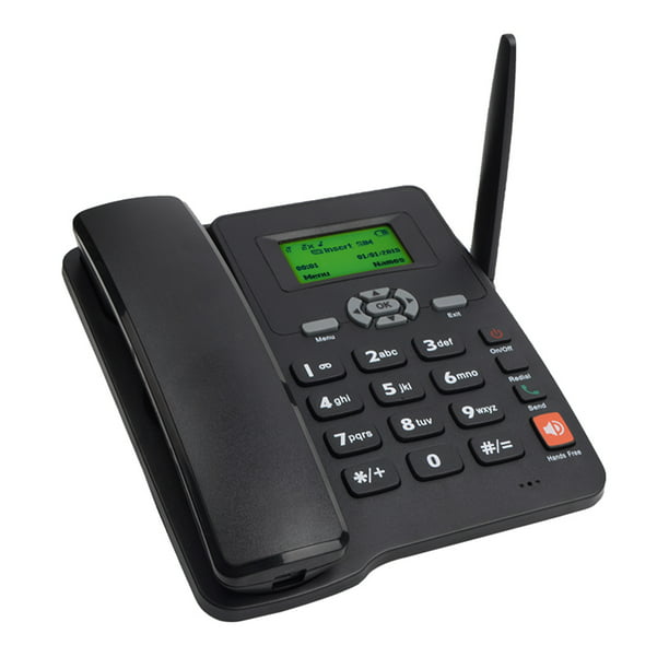 Teléfono inalámbrico Teléfono de escritorio Soporte GSM  850/900/1800/1900MHZ Tarjeta SIM dual yeacher Teléfono