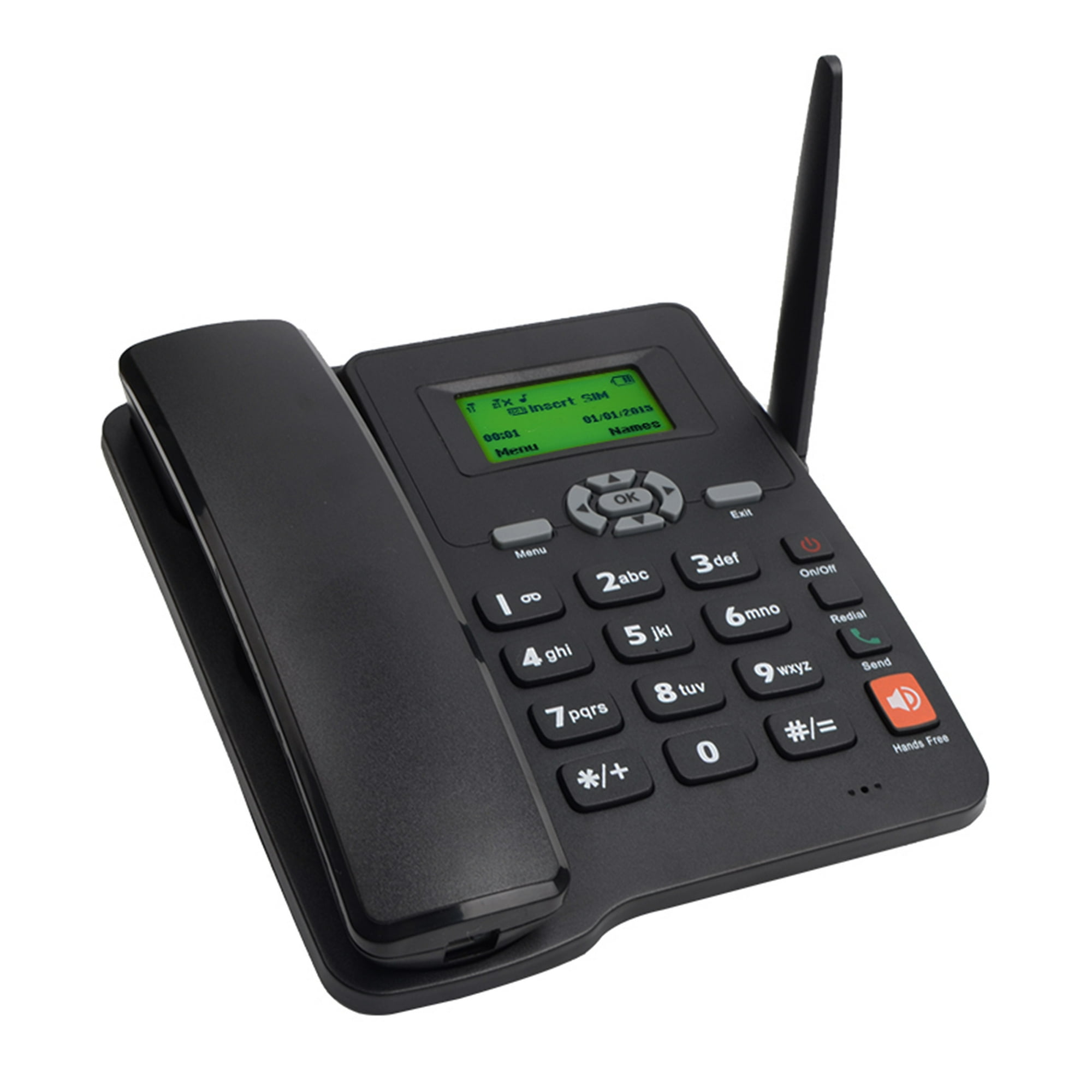 Teléfono inalámbrico Panasonic KX-TGB310MER Rojo-Negro ID Bloqueo Moni