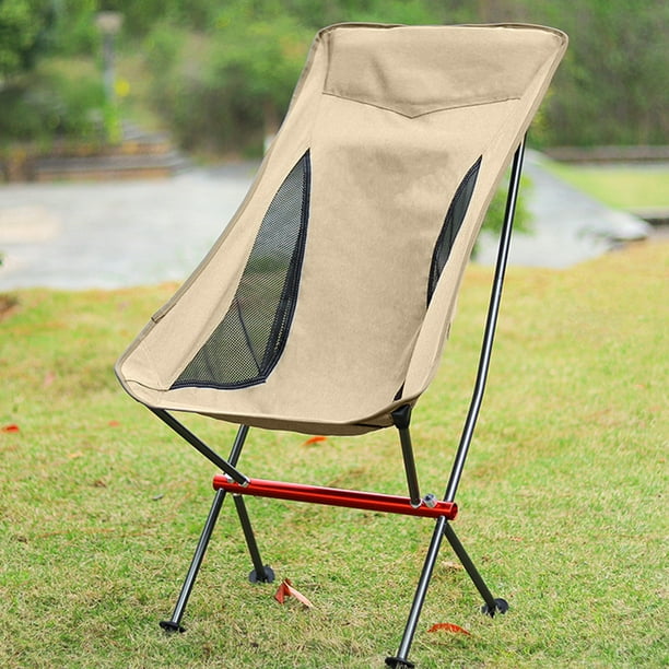Silla plegable ligera plegable para acampar portátil, silla de pesca,  asiento de pícnic, silla de playa para barbacoa
