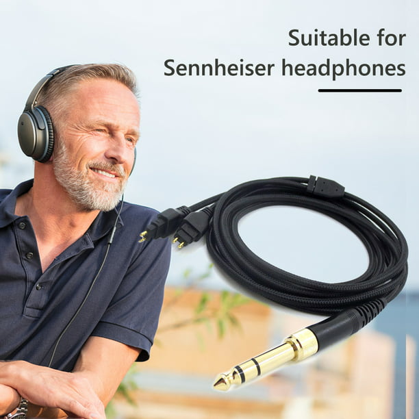 Kuymtek Cable de audio de repuesto para auriculares Sennheiser HD580 HD600  HD650