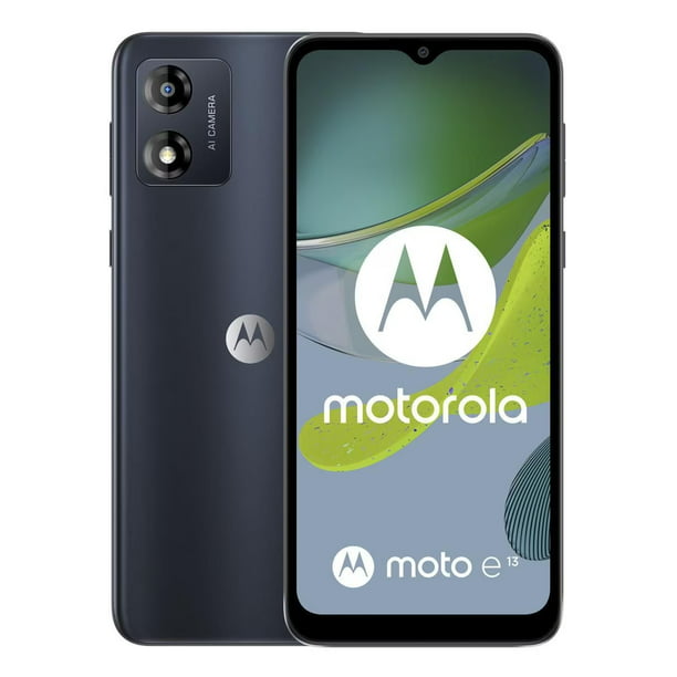 Smartphone DE 4GB CON 128GB Motorola E13 NEGRO