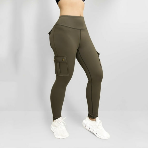 Gibobby Yoga Pants Cargo Pants Women Olive Yoga Pants with Pockets