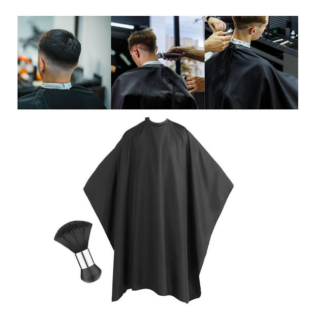 Capa Diseños Negra Peluquería Barbero Unisex