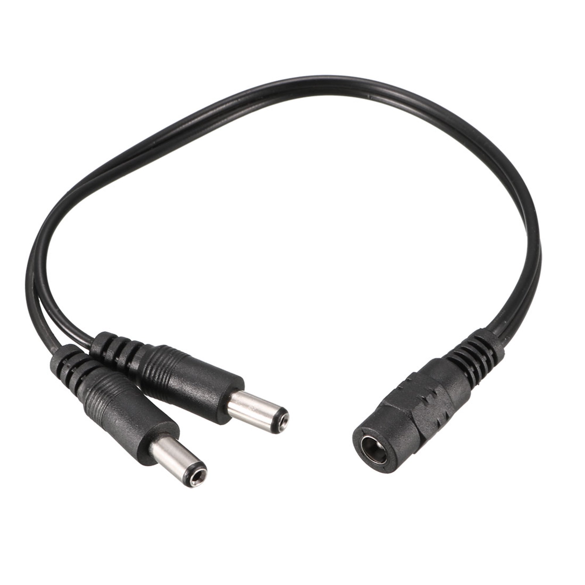 CABLEPELADO Cable alimentación CC, Cable de Extensión de Alimentación CC, Compatible con CCTV, DVR, repetidores WLAN, Routers, 2V CC 2A, DC 5.5 x  2.5 mm, Negro