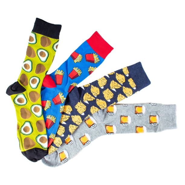 Calcetines De Colores Diseños Divertidos Para Mujer – 4 Pares MUYTU Crazy  Socks