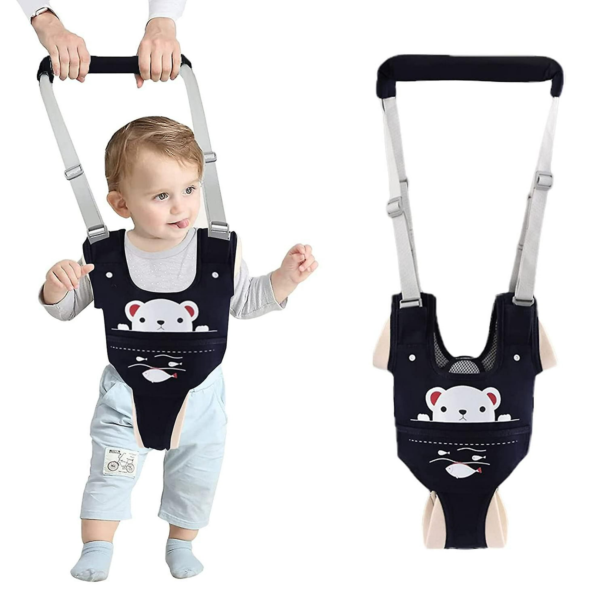 Arnés para caminar para bebés Andador de mano para bebés Cinturón auxiliar  Ajustable para niños pequeños Andador para bebés Arneses de seguridad  Ayudante de aprendizaje de pie y ca
