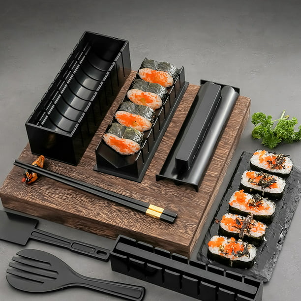 Kit para hacer sushi, 10 piezas Moldes para sushi Kit de preparación de sushi  Kit completo de sushi maki con cuchillo, Sushi Maker Adecuado para  principiantes - Blanco ACTIVE Biensenido a ACTIVE