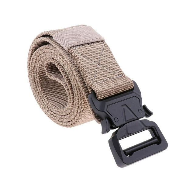 Cinturón de nailon duradero para hombres, de tela militar para exteriores, Cinturón de táct Macarena Cinturones de para exterior para hombre | Aurrera en línea