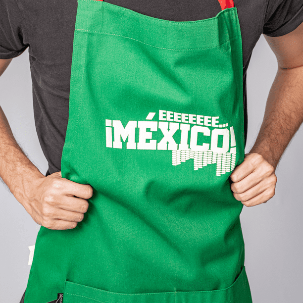 Mandil negro para parrilla – Mexican Aprons