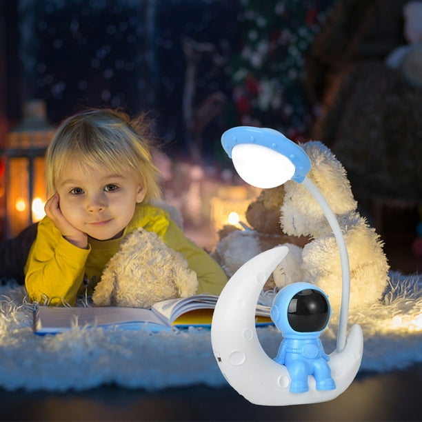 Astronauta Luna Mesita de noche Luz de noche Bebé Niño Dormitorio Lámparas  de mesa Regalo de Navidad Hugtrwg Para estrenar