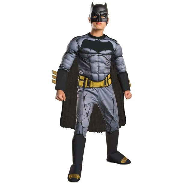 Disfraz Premium Infantil Rubies Superheroe Batman De Niño Color Gris  Talla:12-14