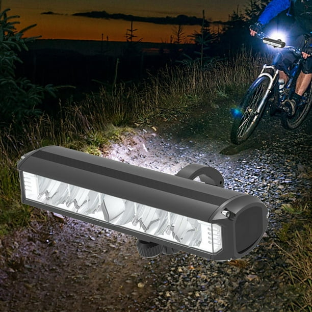 Luces de bicicleta Juego de luces de bicicleta recargables para montar en  la noche delantera para bicicleta de carretera 2600 Cola Luz delantera de