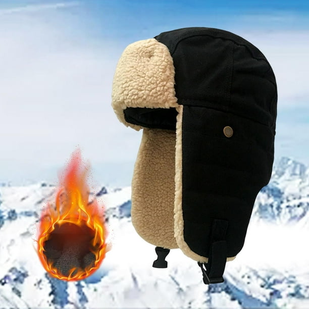 Gorros de invierno con visera para hombre, gorro de esquí tejido con  estilo, gorra de béisbol para nieve, mantiene el calor, moda, envío  gratuito