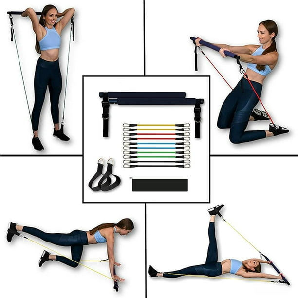 Set Kit Ejercicio Entrenamiento Fitness Pilates P/hogar Pro