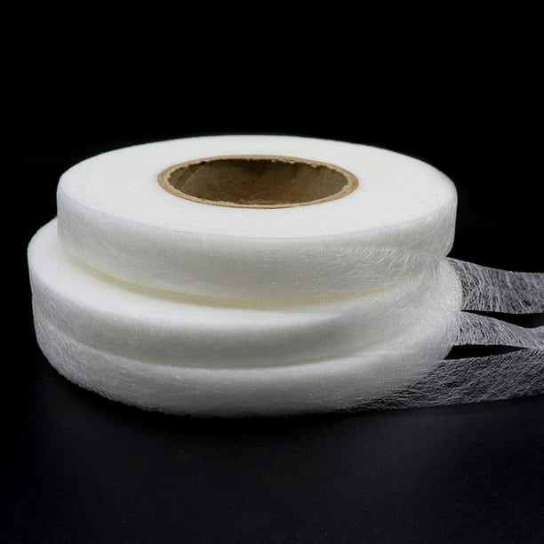  4 rollos de cinta de fusión de tela de 109 yardas, cinta de  dobladillo sin coser, cinta adhesiva para planchar, cinta adhesiva de tela  de sellado y cinta de costura para