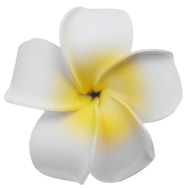 Pinzas Para El Pelo Con Forma De Flor De Plumeria Hawaiana P