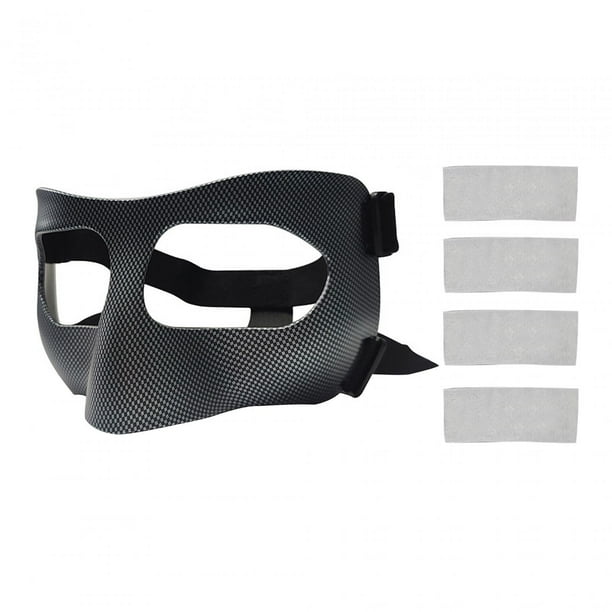 Máscara de baloncesto, máscara facial para nariz rota, correa elástica  ajustable, protección para la nariz y la cara, para boxeo de karate  DYNWAVEMX protector de nariz de baloncesto