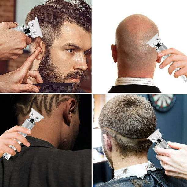  Cortapelos profesional para hombres, cortadora de pelo  profesional para hombres, máquina recortadora de barba para afeitar,  cortadora de pelo, recortadora de barba, carga rápida (color negro con  caja) : Belleza y