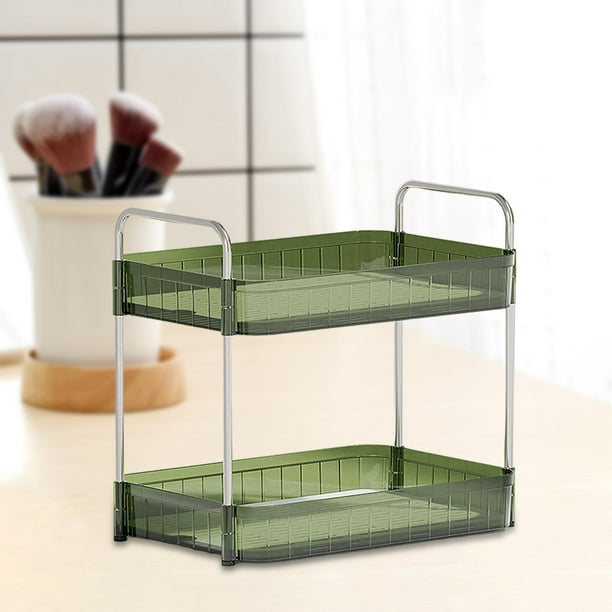 iDesign Plato giratorio para cocina, organizador de armarios con 2 pisos de  plástico libr…