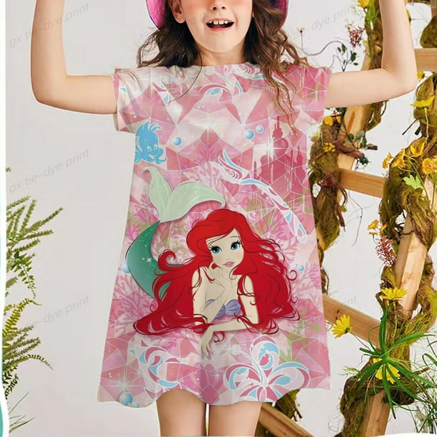 2022 verano bebé sirena princesa moda niñas princesa vestidos A-Line niños ropa suav heqiyong CONDUJO | Walmart en línea