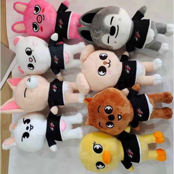 KPOP Stray Kids Skzoo peluche muñeco de peluche novia regalos Leeknow  Hyunjin decoración del hogar regalos