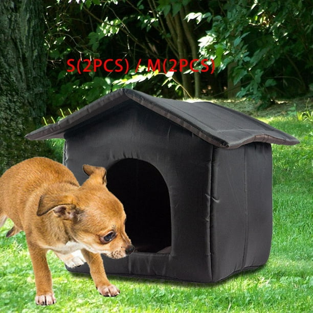 Perreras de plástico para perro, caseta para exteriores, patio, jardín,  casas grandes para perros, a prueba