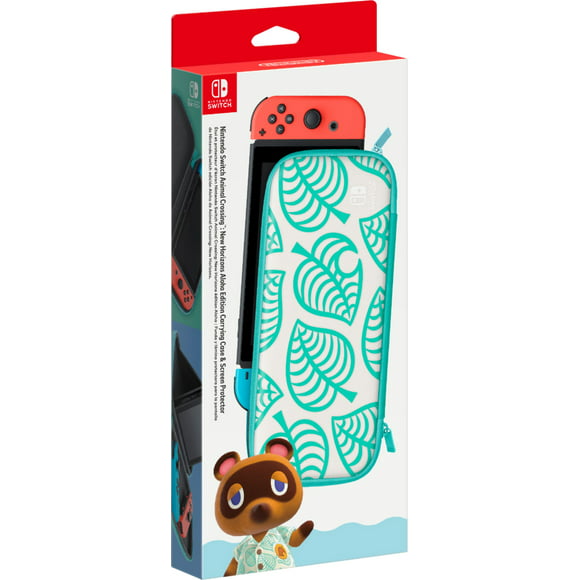 animal crossing new horizons aloha edition carrying case and screen protector for nintendo switch nintendo switch
