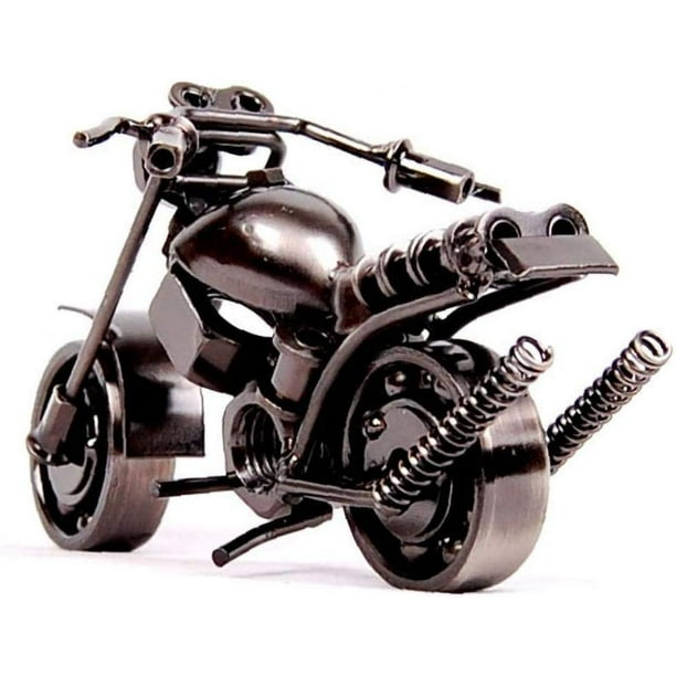  JYKFJ motocicleta modelo metal decorativo manualidades motor  estatuilla moto miniaturas para decoración del hogar oficina accesorios de  escritorio : Deportes y Actividades al Aire Libre