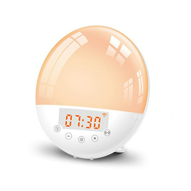 Reloj despertador inteligente con wifi, luz y sonido