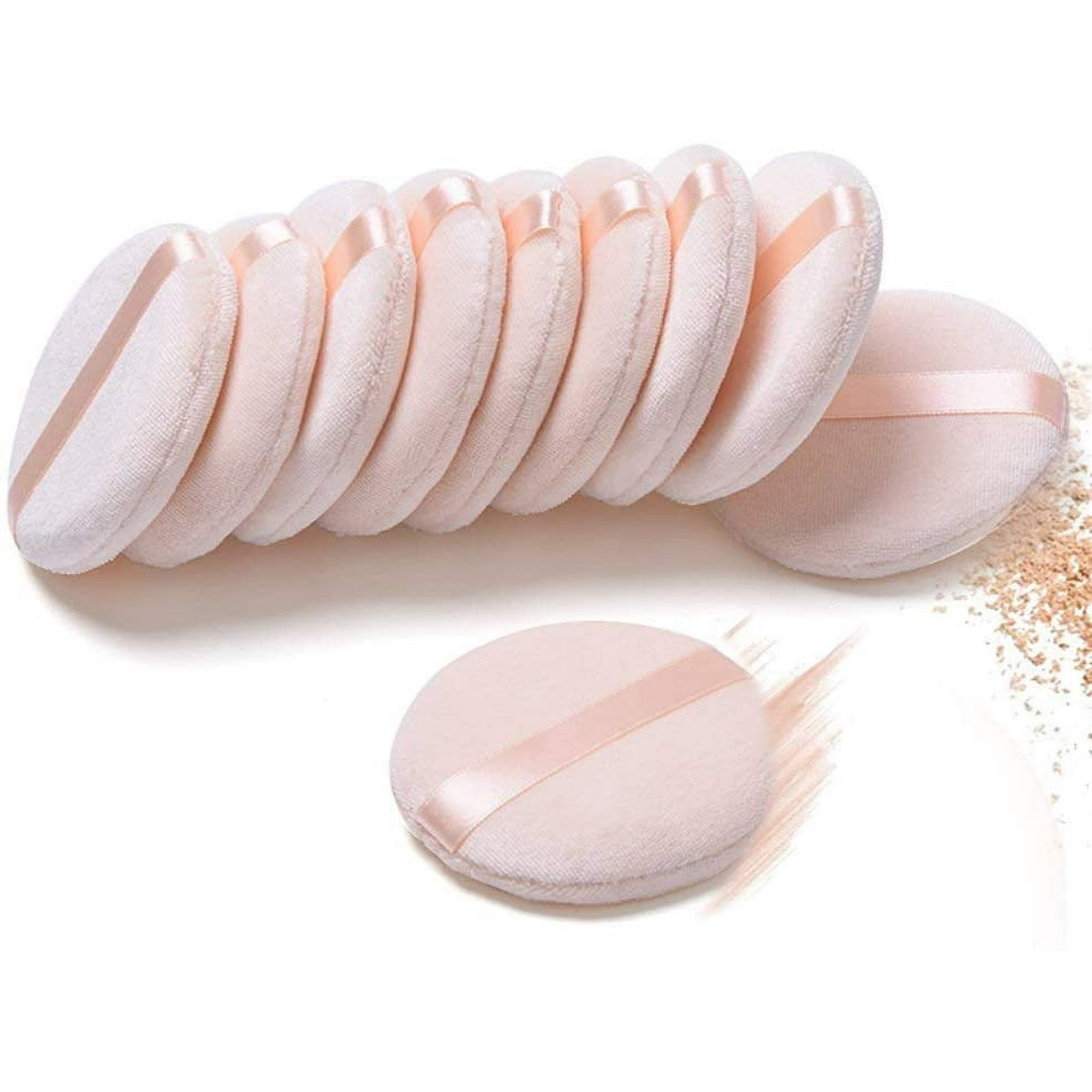 Colocación de borlas de maquillaje en polvo, borlas de polvo lavables para  maquillaje(color) Soplos de polvo Spptty Productos cosméticos