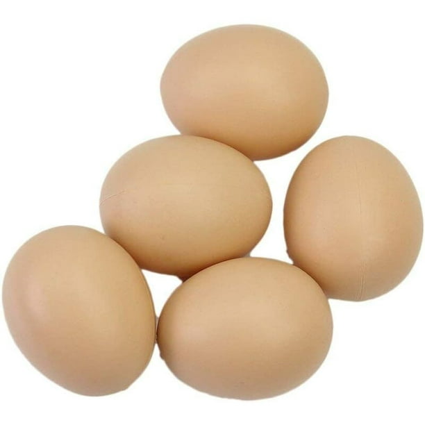 Huevos de plástico de gallina