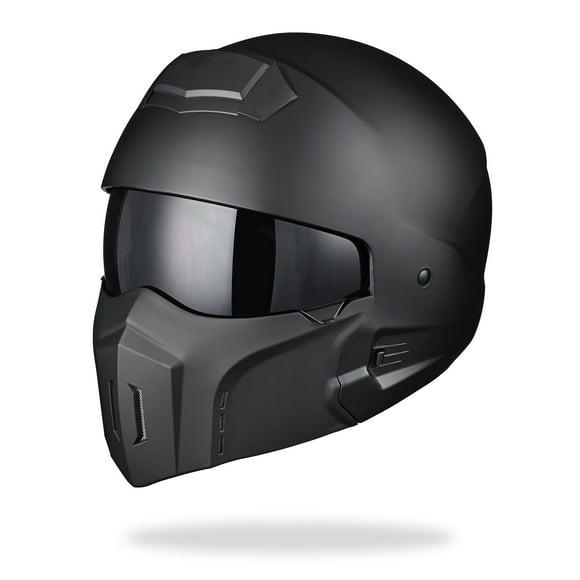 ahr motorcycle helmet open face w detachable chin guard visor dot approved s ahr modern