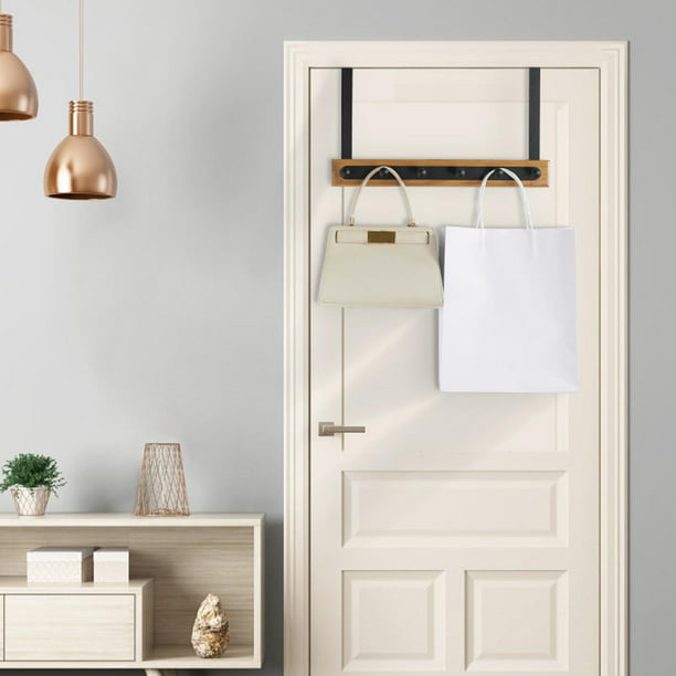 Toallero de 5 niveles para colgar en la puerta del baño, toallero de puerta  de baño, soporte para manta de puerta para ropa, toallas de mano