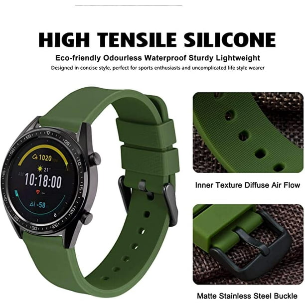Correas de Repuesto Compatible con Q23 Smartwatch, banda de goma