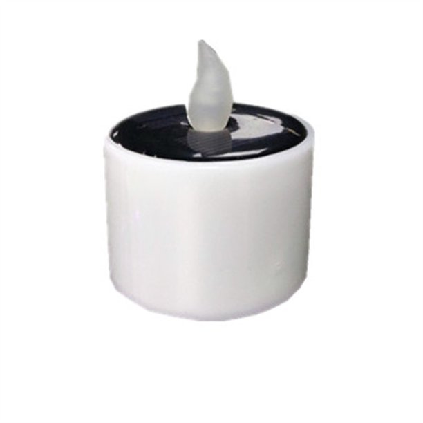 Juego de 6 velas tealight blanco