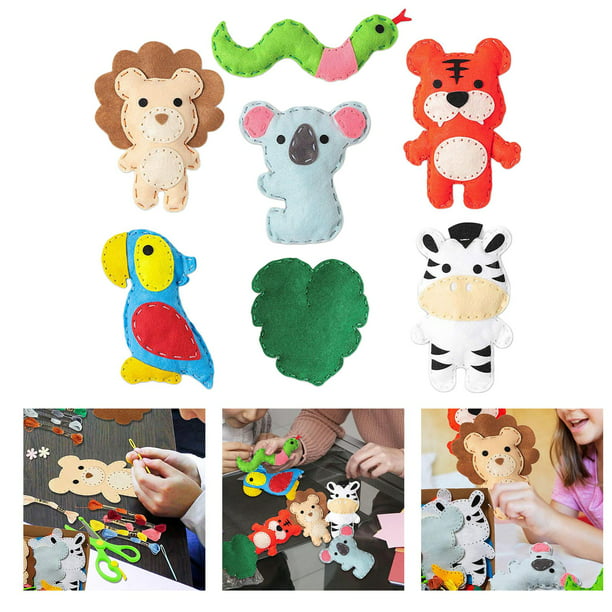  Kit de artes y manualidades para niños de 3, 4, 5, 6 –  Artesanía 8 proyectos de animales lindos – Set de manualidades de regalo  para niñas y niños de 4 a 8 años : Juguetes y Juegos