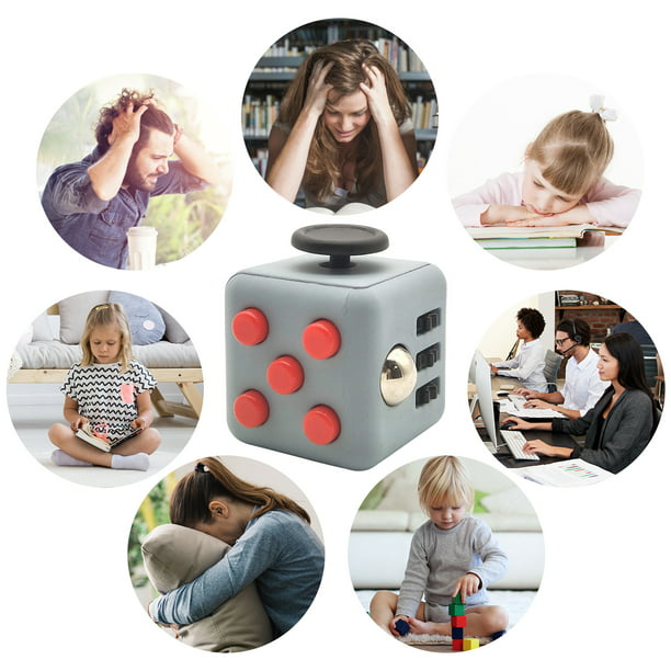 Juguetes de cubo de ansiedad para Fidget Mini dados de juguete para aliviar el estrés Sywqhk libre de BPA | Walmart en línea
